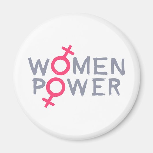 Vrouwelijke macht magneet (Voorkant)