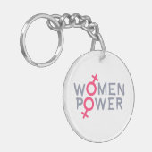 Vrouwelijke macht sleutelhanger (Voorkant Links)