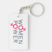 Vrouwelijke macht sleutelhanger (achterkant)