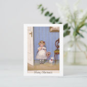 Vrouwelijke manieren Kerstmis Briefkaart (Staand voorkant)
