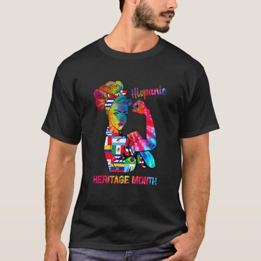 Vrouwelijke Mannen Maand van nationaal erfgoed H T-shirt (Voorkant)