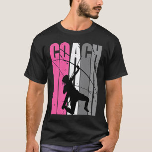 Vrouwelijke Meester Boogschietinstructeur Boogschu T-shirt