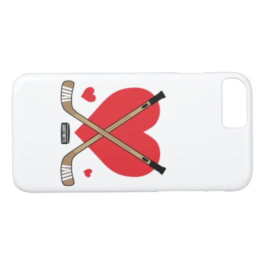 Vrouwelijke meisjes houden van hartslag Case-Mate iPhone case (Achterkant (Horizontaal))