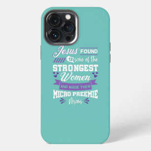 Vrouwelijke Micro Preemie NICU Vroeggeboorte Verpl iPhone 13 Pro Max Hoesje