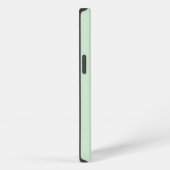 Vrouwelijke Minimalistische Mintgroene Script Aang iPhone Hoesje (Rechterkant)