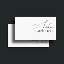 Vrouwelijke Moderne Calligraphy Minimalistische Wi