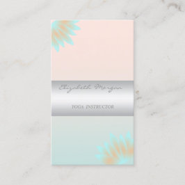 Vrouwelijke moderne professionele charmante Lotus Visitekaartje