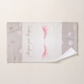 Vrouwelijke moderne stippen,nepslashes bad handdoek (Handdoek)