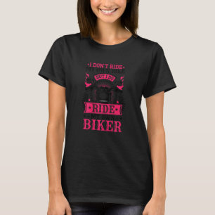 Vrouwelijke motorfietsen Grafisch Bike T-shirt