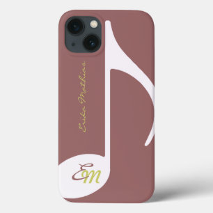 vrouwelijke muzieknoot iPhone 13 hoesje