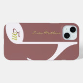 vrouwelijke muzieknoot Case-Mate iPhone case (Achterkant (horizontaal))
