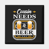 Vrouwelijke Neef Heeft Een Biertje Bruid En Bruide Magneet (Voorkant)