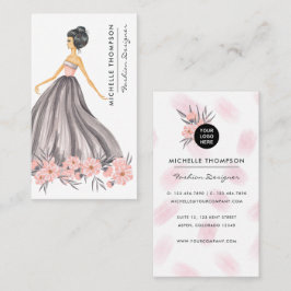 Vrouwelijke New Yorkse modeontwerper Visitekaartje