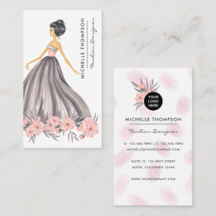 Vrouwelijke New Yorkse modeontwerper Visitekaartje
