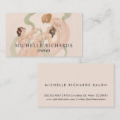 Vrouwelijke  Nouveau Mayflies Visitekaartje (Voorkant / Achterkant)