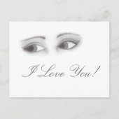 Vrouwelijke ogen briefkaart (Voorkant)