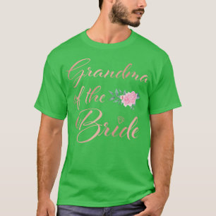 Vrouwelijke oma van de bruid oma van de bruid t-shirt