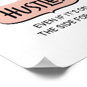 Vrouwelijke ondernemer BossLady Rule #7 - Hustle! Poster (Hoek)