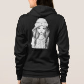 Vrouwelijke overhemden en overhemden hoodie (Achterkant)