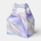 Vrouwelijke Paarse Pearl Swirl Bedankdoosjes (Achterkant)