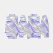 Vrouwelijke Paarse Pearl Swirl Bedankdoosjes (Uitgevouwen)