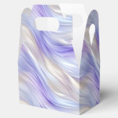 Vrouwelijke Paarse Pearl Swirl Bedankdoosjes (Geopend)