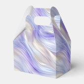 Vrouwelijke Paarse Pearl Swirl Bedankdoosjes (Voorkant Zijde)
