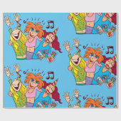 Vrouwelijke partners cadeaupapier (Vlak)