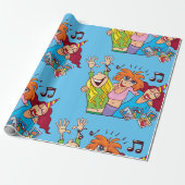 Vrouwelijke partners cadeaupapier (Uitgerold)