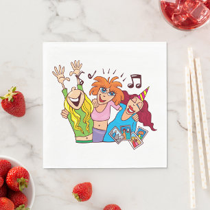 Vrouwelijke partners servet