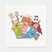 Vrouwelijke partners servet (Voorkant)