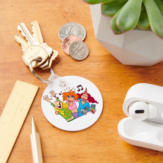 Vrouwelijke partners sleutelhanger