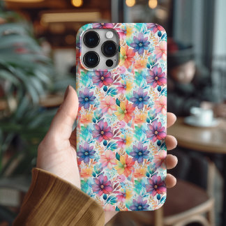 Vrouwelijke pastel botanische esthetische cadeau v iPhone 16 pro hoesje