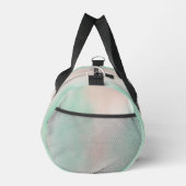Vrouwelijke Pastel Roze Groen Verlopen Script Naam Plunjezak (Rechts)