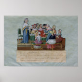 Vrouwelijke Patriottische Club Poster (Voorkant)