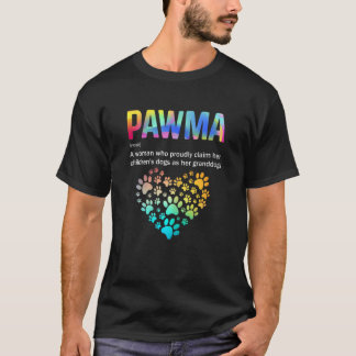 Vrouwelijke Pawma-definitie als een grootmoeder. T-shirt