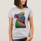 Vrouwelijke PBR-vrijwilliger T-Shirt (Voorkant)