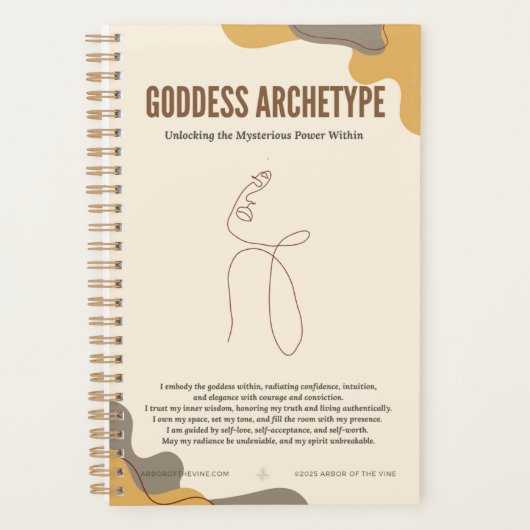 Vrouwelijke Power Mantra Planner (Voorkant)