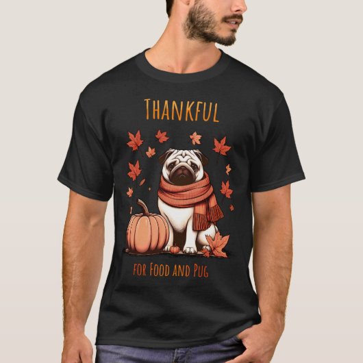 Vrouwelijke Pug Hond T-shirt (Voorkant)