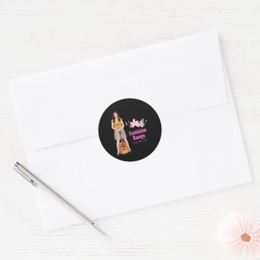 Vrouwelijke Range 4 Sticker (Envelop)