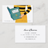 Vrouwelijke Retro Bookkeeper Vrouw Financieel Advi Visitekaartje (Voorkant / Achterkant)