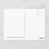 Vrouwelijke robijnkeelkolibrie briefkaart (Achterkant)