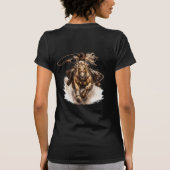 Vrouwelijke Rodeo Roper T-shirt (Achterkant)