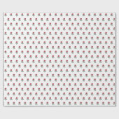 Vrouwelijke Roze Aquarelrozen Cadeaupapier (Vlak)