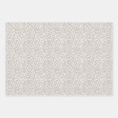 Vrouwelijke roze dierenprint inpakpapier vel (Voorkant 2)