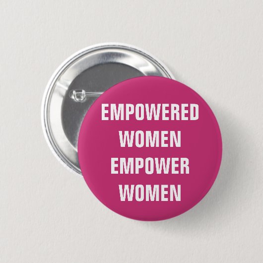 vrouwelijke roze en blanke vrouwen ronde button 5,7 cm (Voorkant /achterkant)