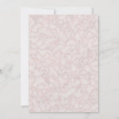 Vrouwelijke Roze Rozen 90ste Verjaardagsfeestje Kaart (Achterkant)