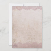 Vrouwelijke  Roze Schedel Volwassen Halloween Part Kaart (Achterkant)