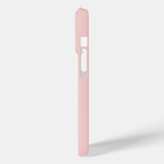Vrouwelijke roze witte monogram initiaal Case-Mate iPhone case (Achterkant / Links)