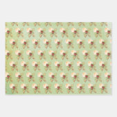 Vrouwelijke Rozen, bessen en bladeren Assortiment  Inpakpapier Vel (Voorkant 2)